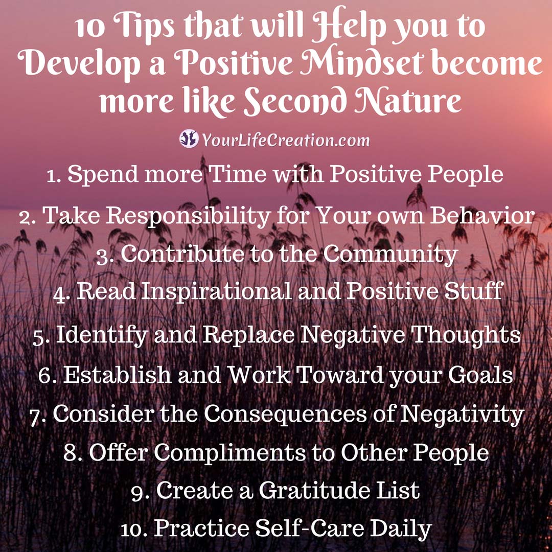 10 Tips to Develop Positive Mindset