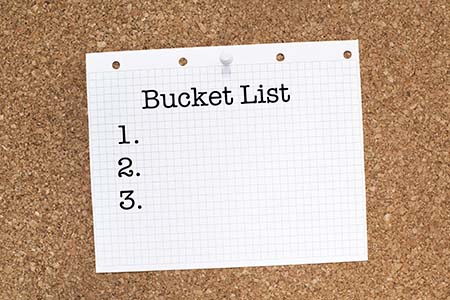 bucket list